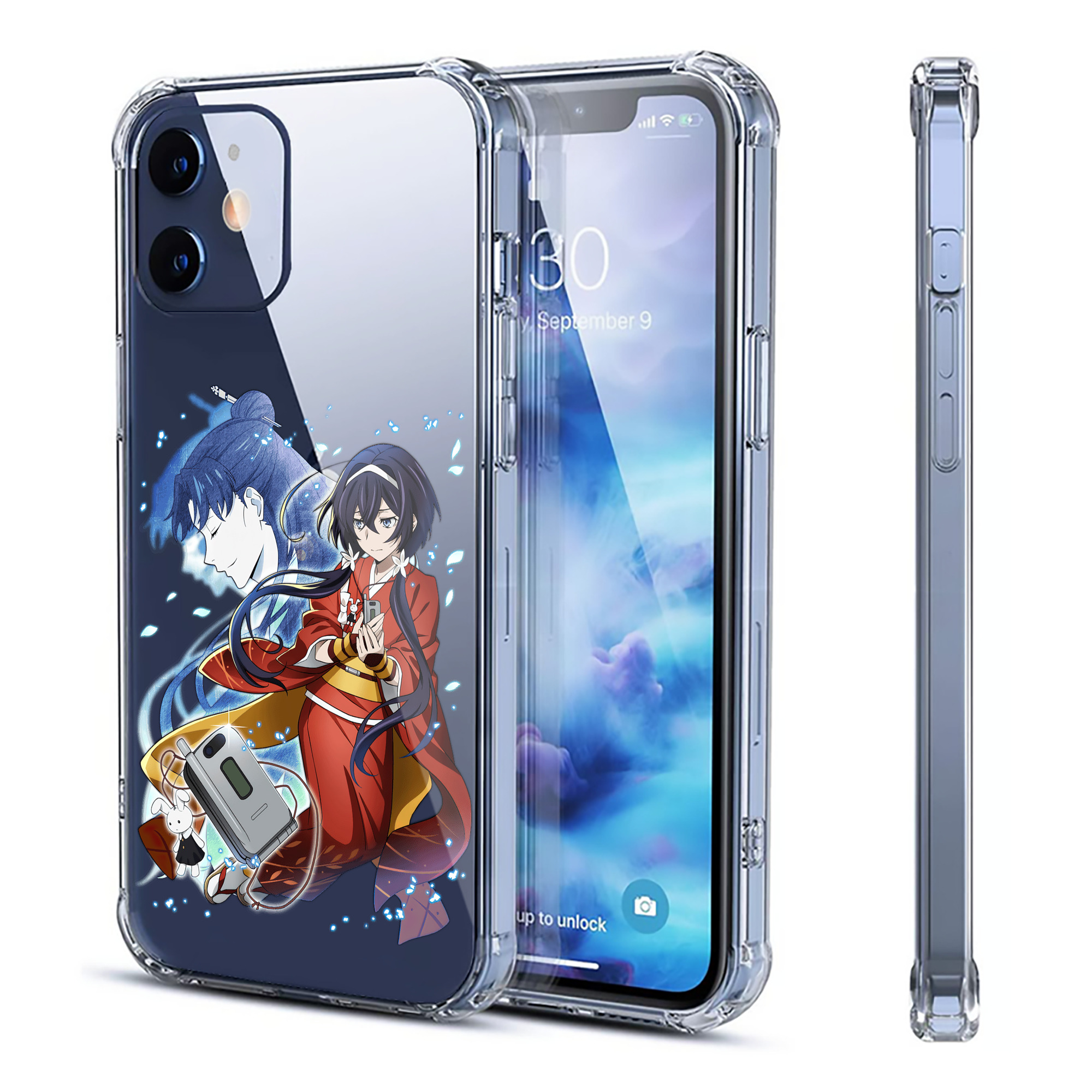（画像用） 文豪ストレイドッグス Bungo Stray Dogs 【iPhone 12シリーズ対応】透明スマホケース（クリアソフトケース）